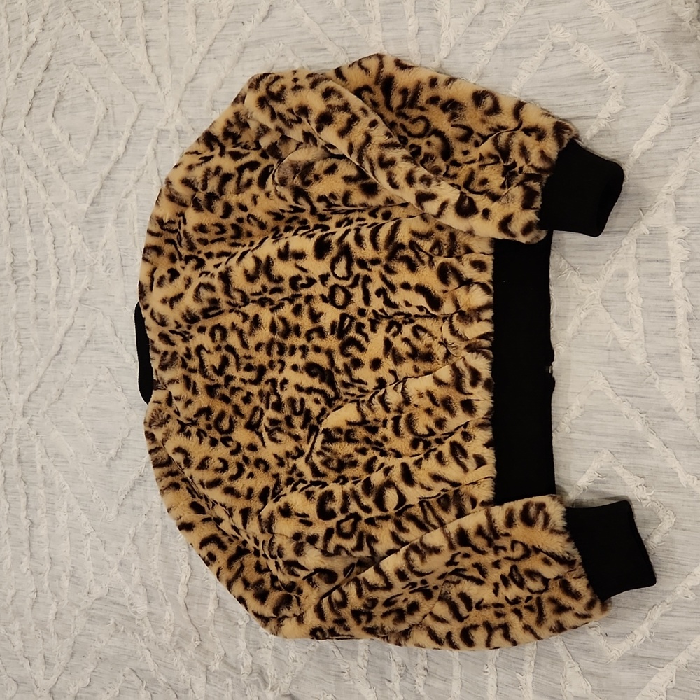 BB Dakota by Steve Madden Meow Factor Faux Fur Bomber Jacket size XS, NWT! - Picture 9 of 12